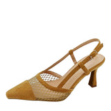 LUXURY NET  SCARPE CON TACCO SS25