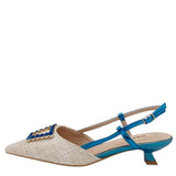 LUX DIAMOND SLINGBACK SCARPE CON TACCO SS25